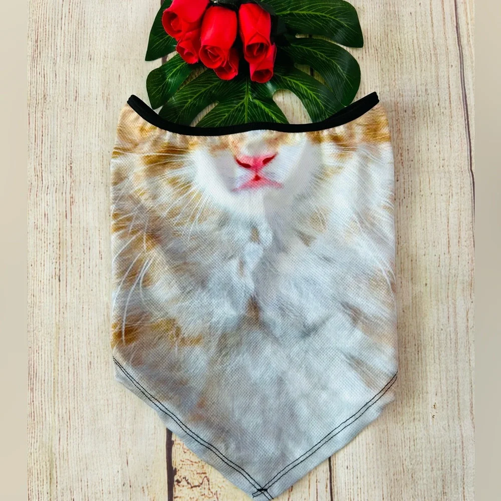 3D Unisex Cat Funny Animal Face Fabric Mask